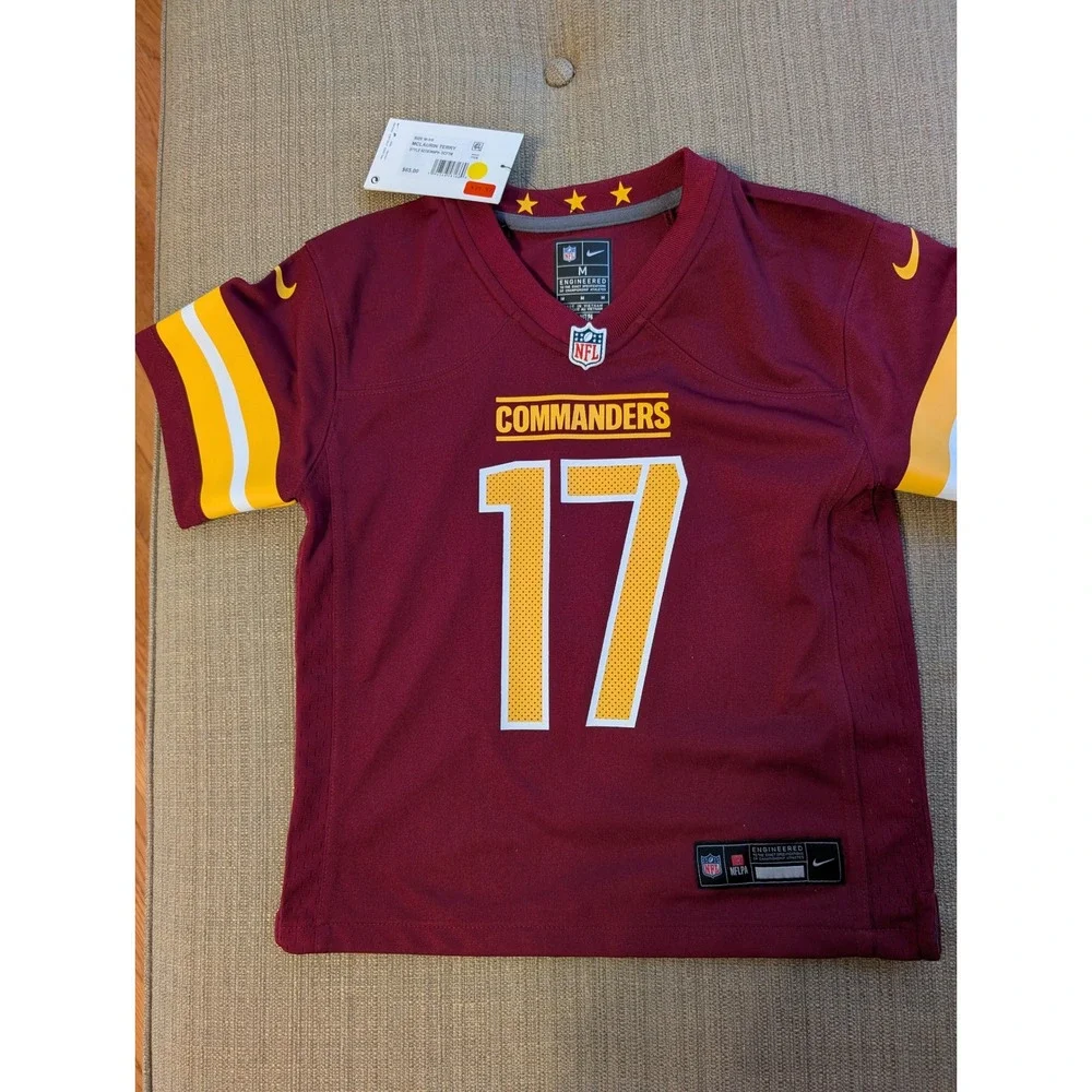 NEW Nike Washington Commanders Terry McLaurin 17 Jersey Little Kids Medium 5/6